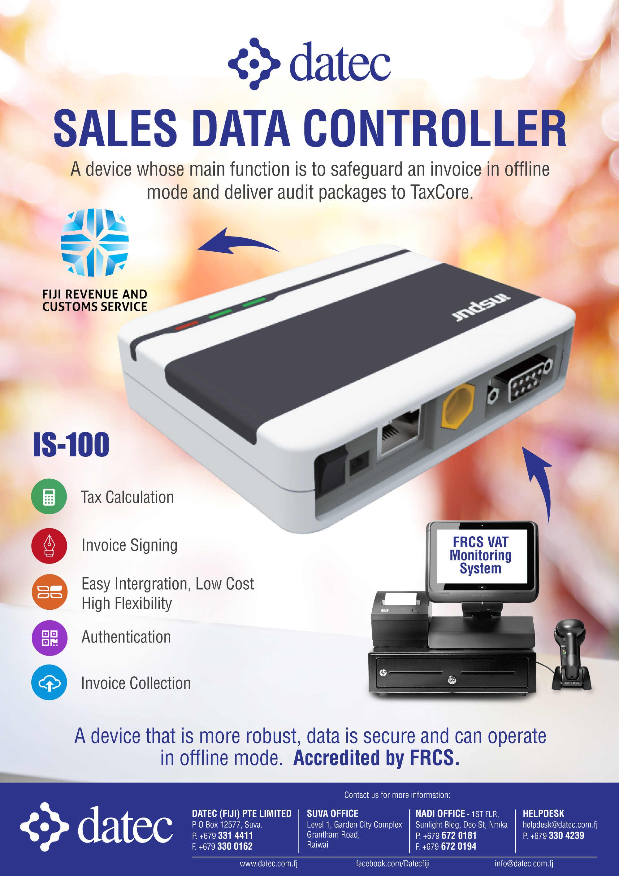 Sales Data Controller - Datec Fiji
